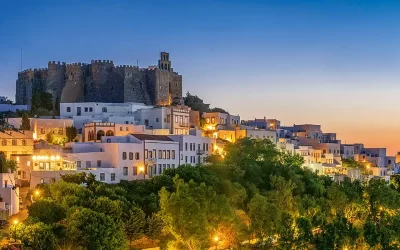 The idyllic little island of Patmos houses one of the most important monasteries of the Greek Orthodox church. The monastery of St John is a World Heritage Site, protected by UNESCO.