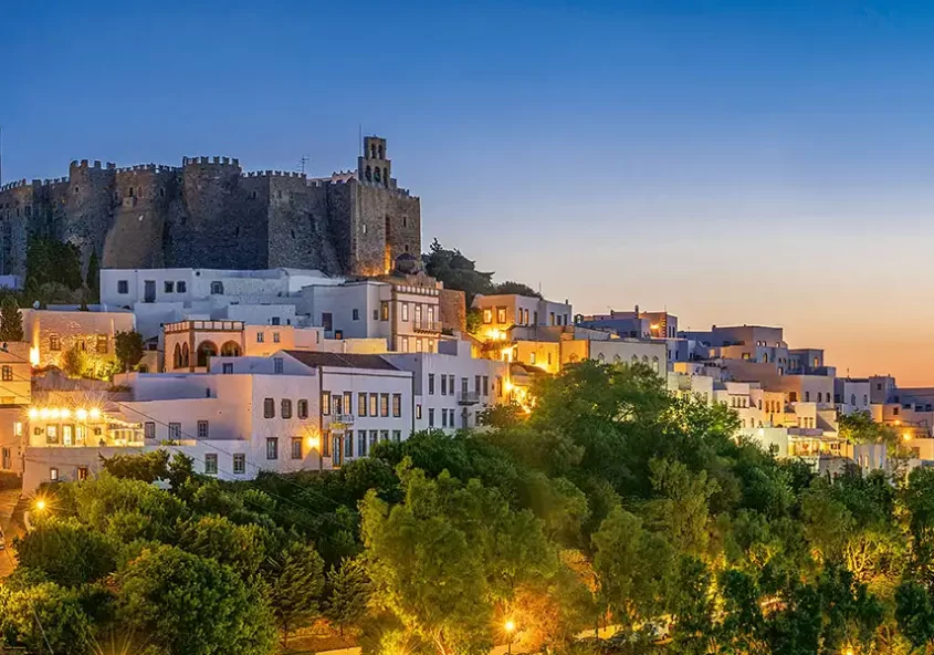 The idyllic little island of Patmos houses one of the most important monasteries of the Greek Orthodox church. The monastery of St John is a World Heritage Site, protected by UNESCO.