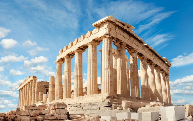 Parthenon temple on the Acropolis in Athens, Greece