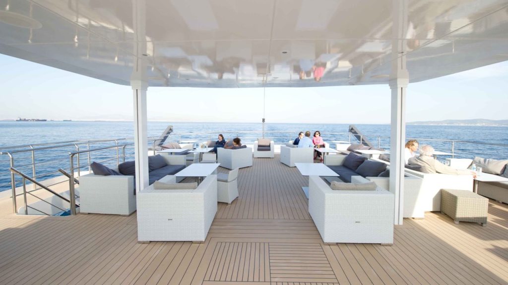 Outdoor Lounge, M/Y Variety Voyager