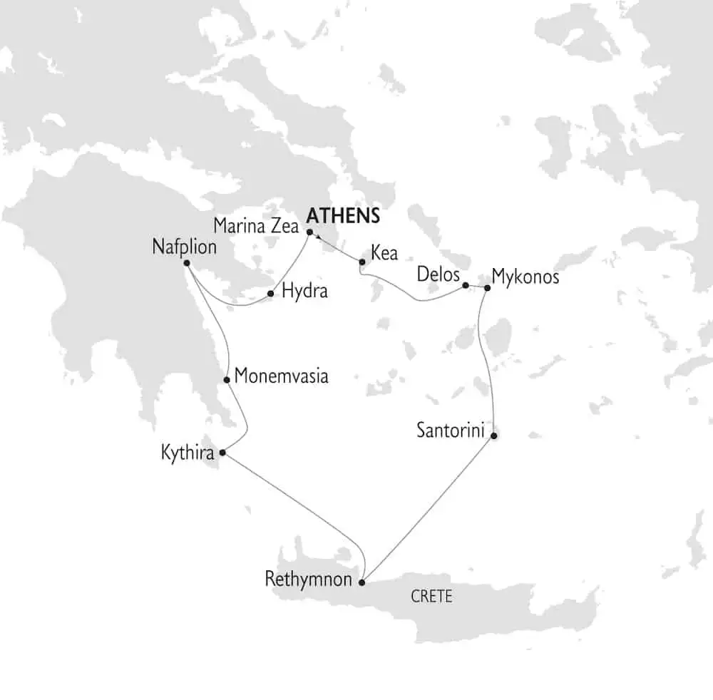 Greek Islands Yacht Cruise, Classical Greece Cruise