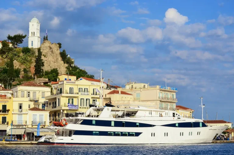 The mega yacht Harmony V at sea