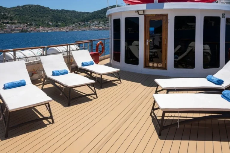 Sun deck on M/Y Callisto