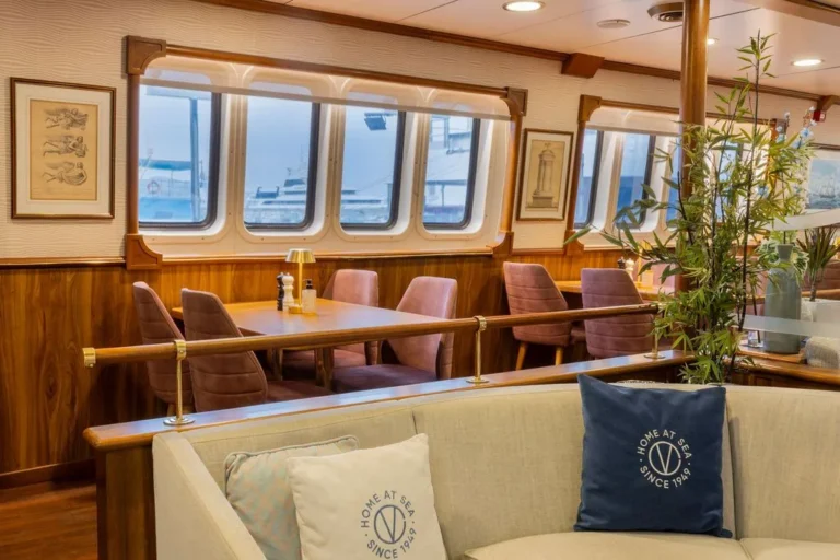 Dining room on board M/S Panorama