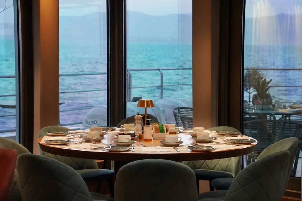 Breakfast on deck on Variety Voyager